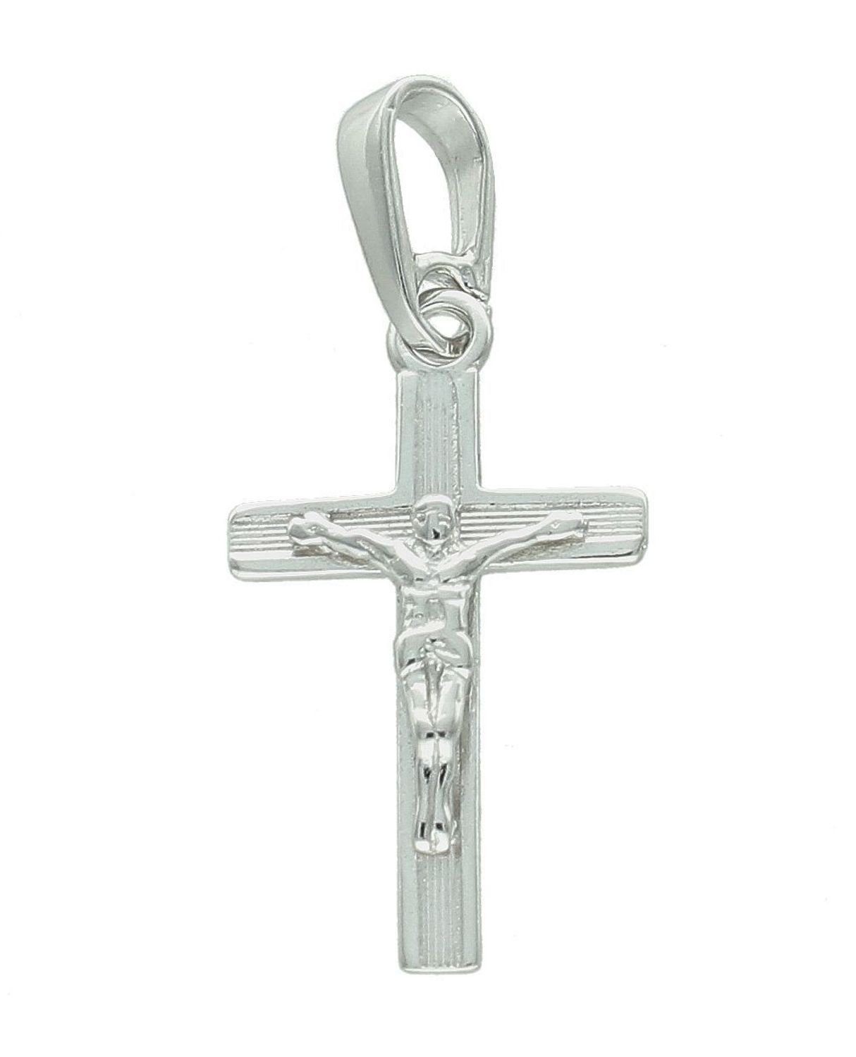 Srebrna zawieszka krzyż z wizerunkiem Jezusa Chrystusa DIA-ZAW-11552R-925.jpg