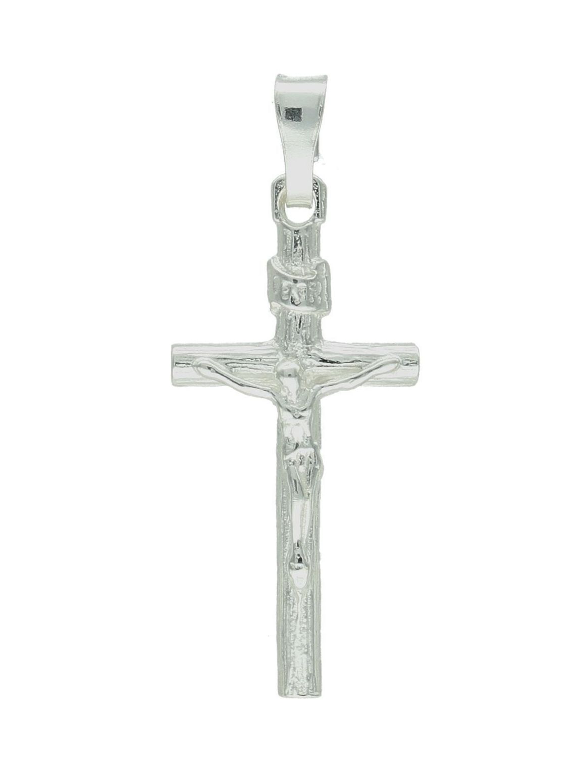 Srebrna zawieszka krzyż z wizerunkiem Jezusa Chrystusa DIA-ZAW-11553-925.  Srebrna zawieszka. Srebrna zawieszka krzyżyk. Srebrny krzyż z Jezusem. Krzyżyk srebrny idealny na prezent..jpg