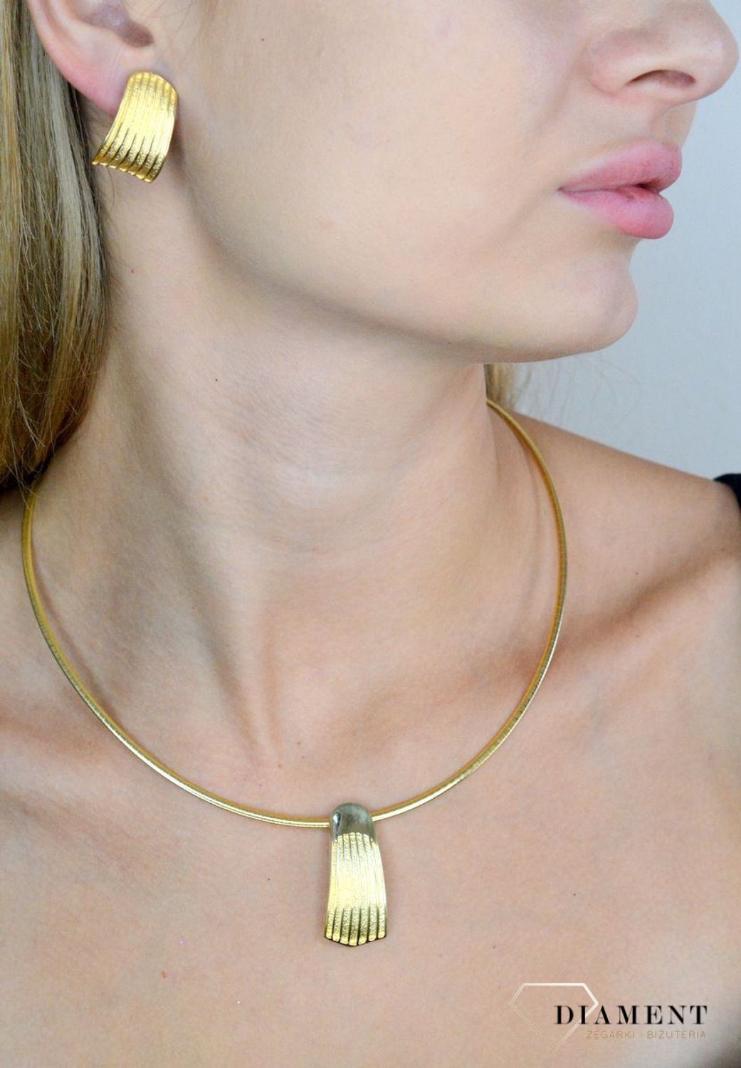 Srebrne zawieszka damska 925 podłużna grawerowana pokryta złotem DIA-ZAW-11707Z-925.jpg