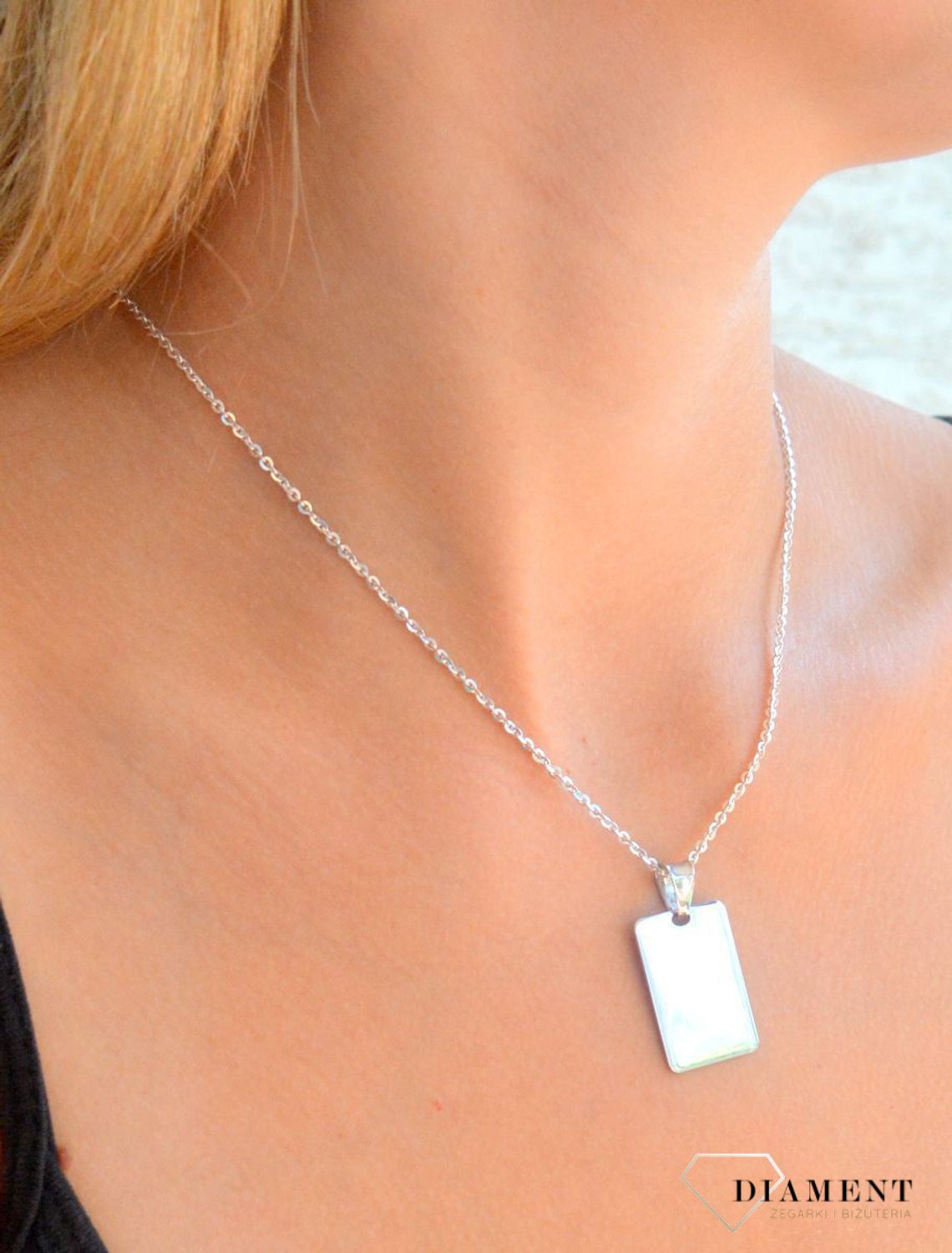 Srebrna zawieszka 925 prosta blaszka gładka do graweru DIA-ZAW-11839-925.jpg