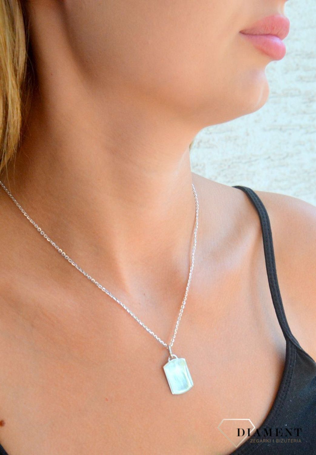 Srebrna zawieszka 925 prosta blaszka gładka do graweru DIA-ZAW-11841-925.jpg