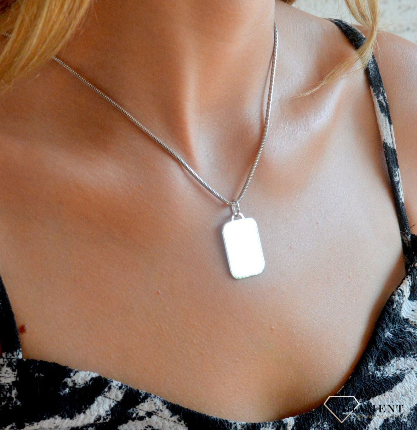 Srebrna zawieszka 925 prosta blaszka gładka do graweru DIA-ZAW-11844-925.jpg