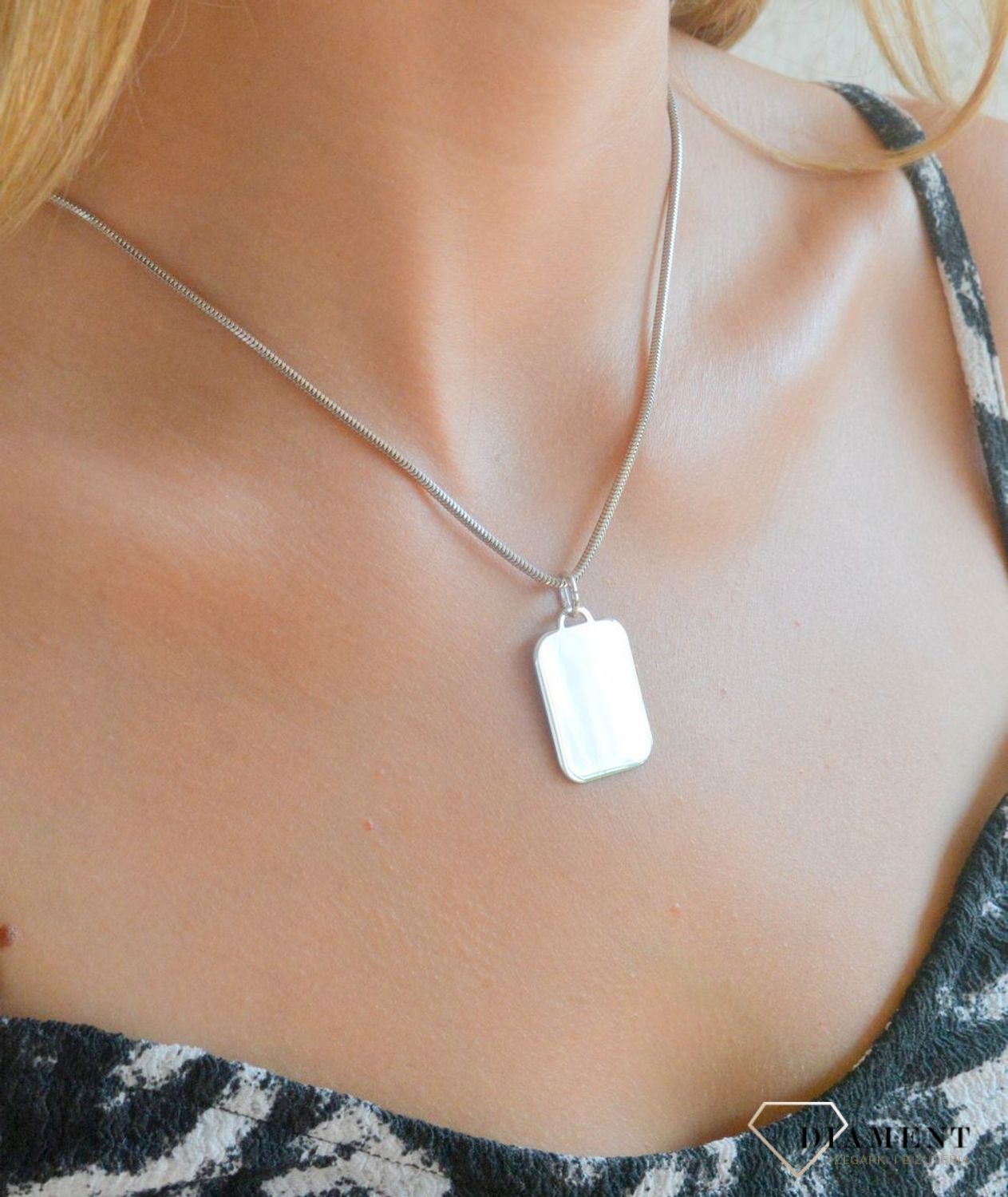 Srebrna zawieszka 925 prosta blaszka gładka do graweru DIA-ZAW-11844-925.jpg