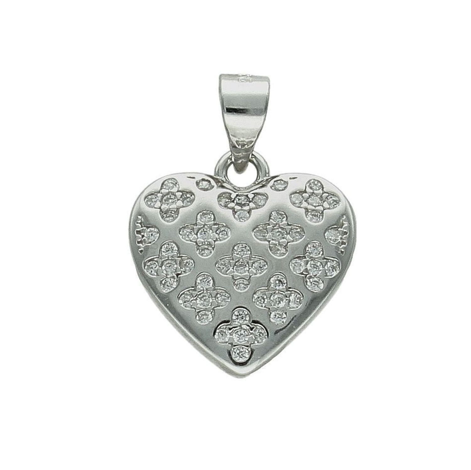 Srebrna zawieszka damska 925 serce z cyrkoniami DIA-ZAW-11847-925.jpg