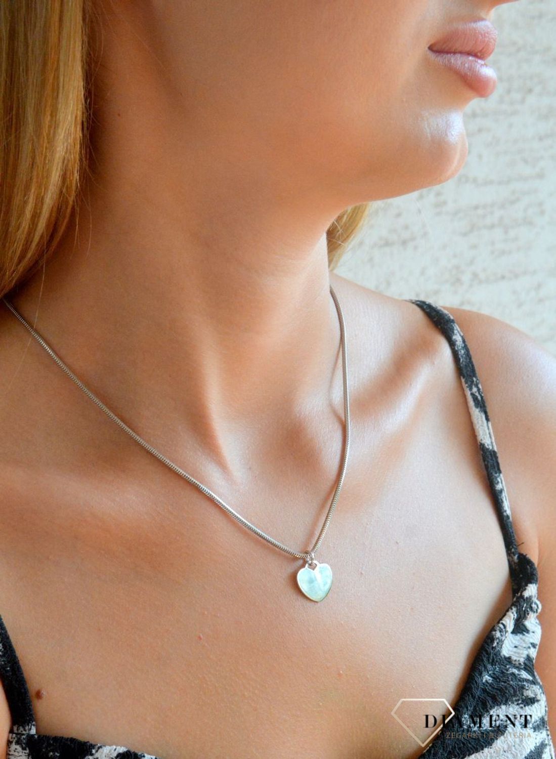 Srebrna zawieszka damska 925 gładkie serce blaszka do graweru DIA-ZAW-11850-925.jpg