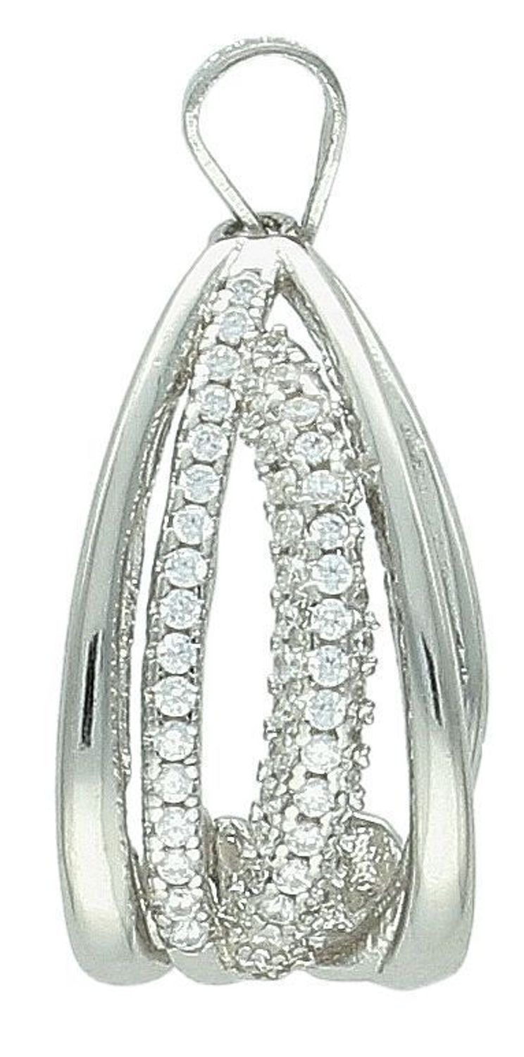 Zawieszka srebrna cyrkonie w środku pr 925, DIA-ZAW-11907-925 Srebrna zawieszka została wykonana z najwyższej jakości srebra próby 925. Srebrna zawieszka ozdobiona cyrkoniami. Idealny prezent dla każdej kobiety1.jpg