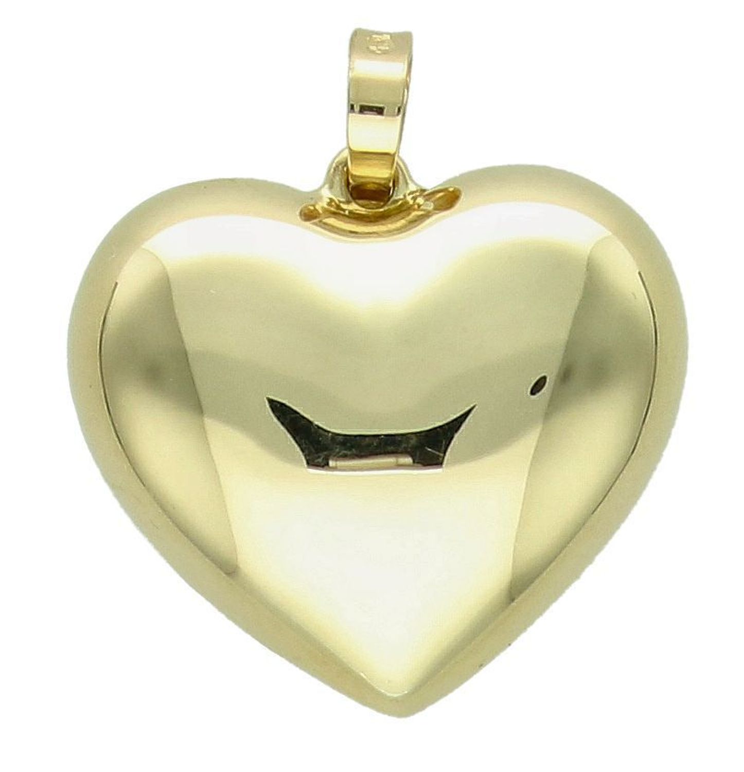 Zawieszka serce gładkie próba 585, DIA-ZAW-12152-585, Wisiorek został wykonany z wysokiej jakości złota próby 585. Złoto to jeden z najpopularniejszych kruszców, cenione przez kobiety na całym świecie1.jpg