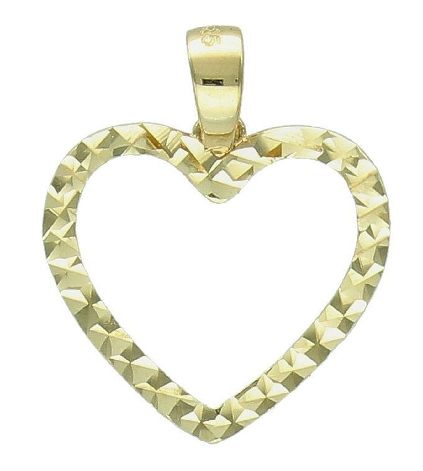 Zawieszka złota serce grawerowana próba 585, DIA-ZAW-12156-585.jpg