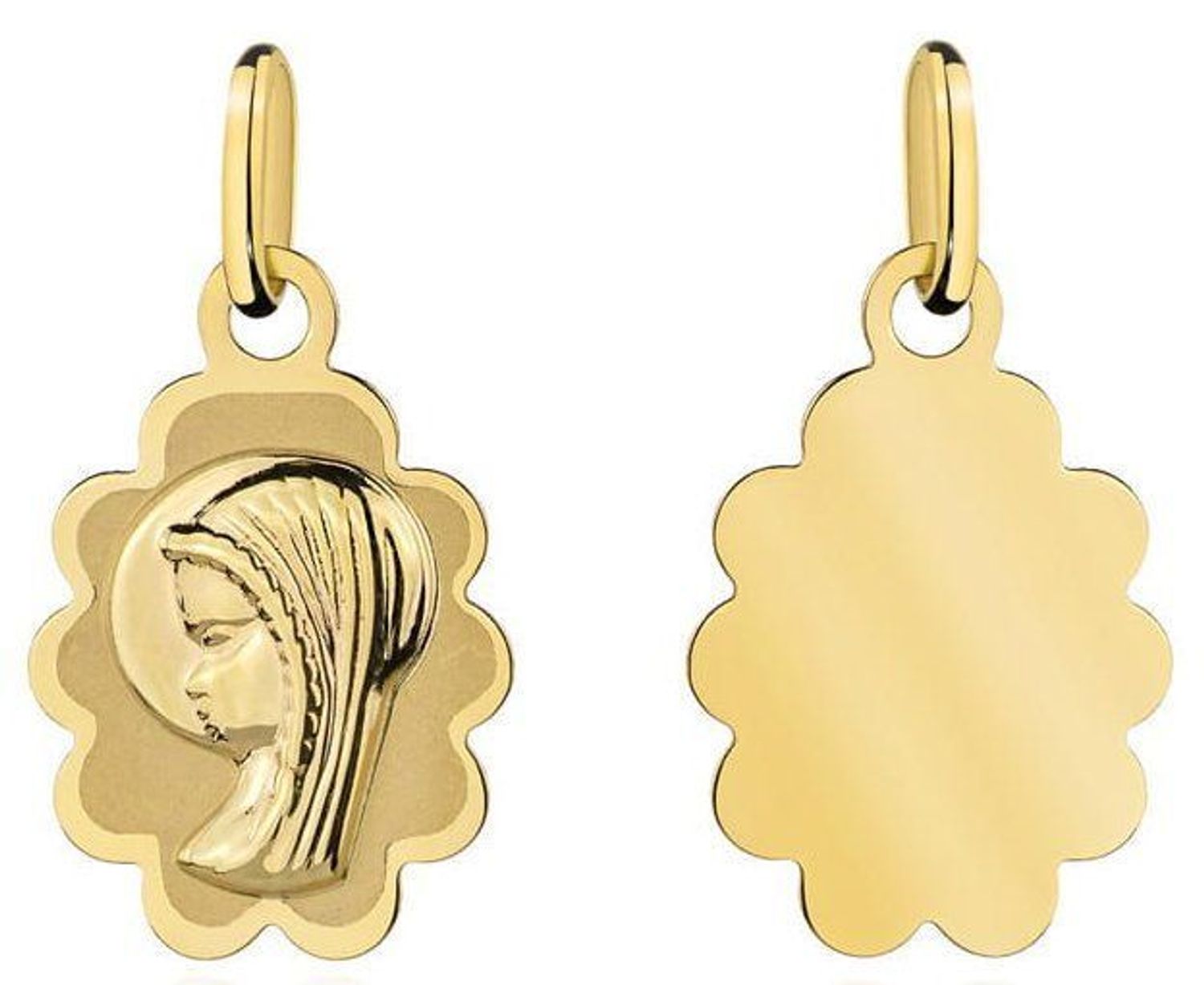 Zawieszka złota medalik matka boska próba 585, DIA-ZAW-12177-585 Złota zawieszka 585 medalik z Matką Boską. Medalik będący wspaniałą pamiątką i prezentem z okazji chrztu, komunii czy.jpg