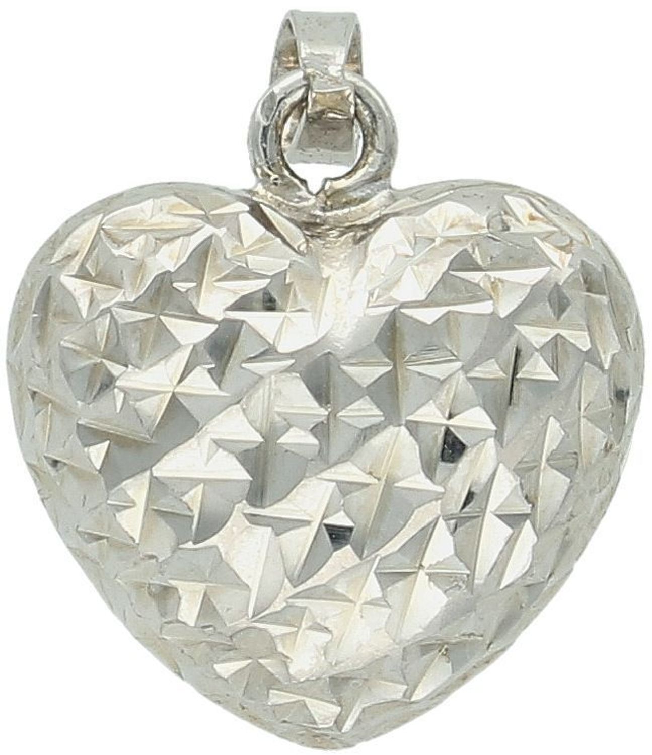 Zawieszka srebrna próba 925, serce z zdobionym wzorem DIA-ZAW-12332-925 Delikatna i elegancka zawieszka, która łączy w sobie symbol miłości z pięknym, zdobionym wzorem.1.jpg