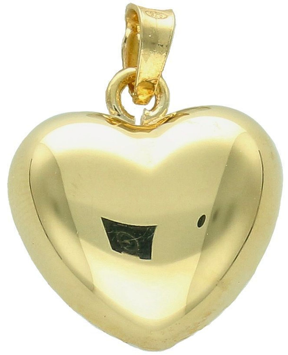 Zawieszka srebrna pozłacana serce grawerowane próba 925, DIA-ZAW-12332Z-925 Zawieszka w kształcie serca, wykonana z srebra próby 925, pozłacana na wysoki połysk, to subtelna i elegancka1.jpg