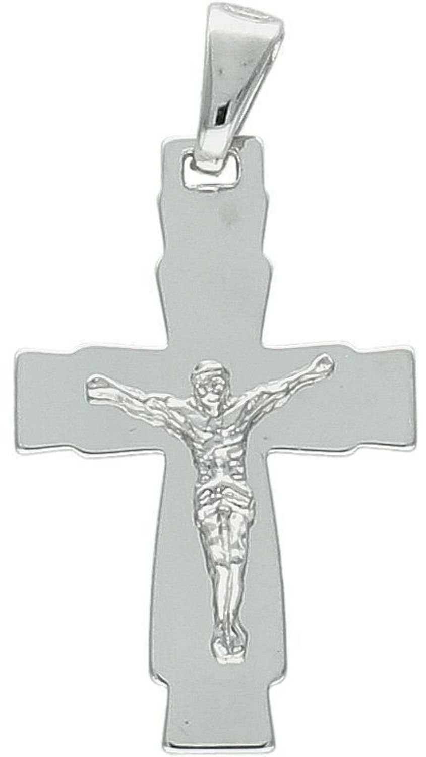 Srebrna zawieszka krzyż z wizerunkiem Jezusa Chrystusa DIA-ZAW-12433-925. Srebrna zawieszka krzyż. Zawieszka krzyżyk z wizerunkiem Jezusa. Zawieszka srebrna krzyż. Srebrny krzyżyk do łańcuszka.1.jpg