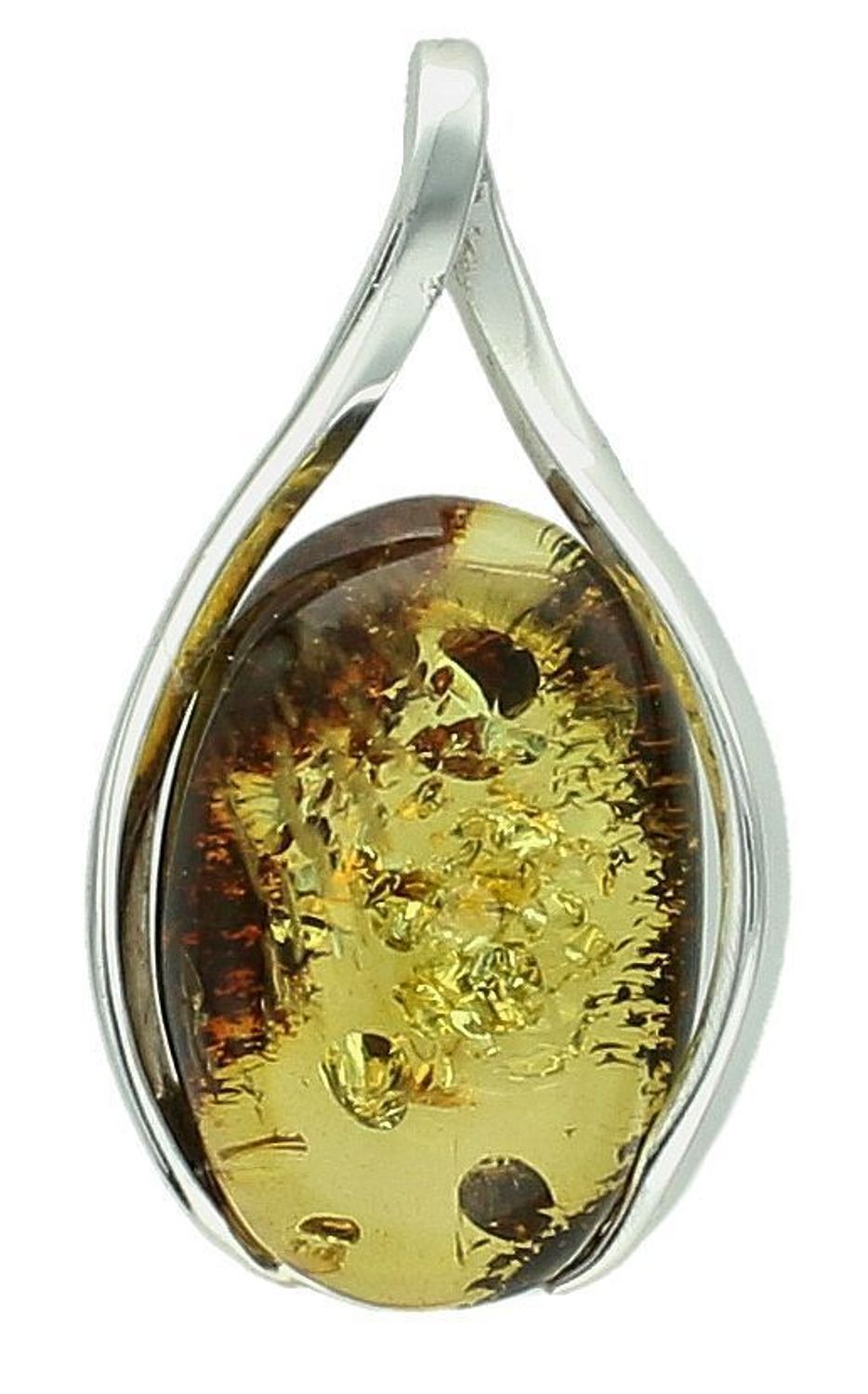 Zawieszka srebrna bursztyn bałtycki pr 925 DIA-ZAW-12766-925 Srebrna zawieszka bursztyn bałtycki w owalnym kształcie to propozycja od Sklepu Jubilerskiego Diament.1.jpg