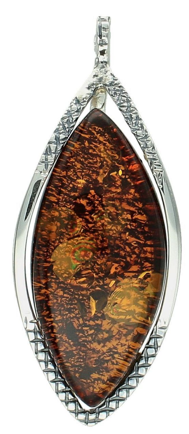 Srebrna zawieszka łezka z bursztynem bałtyckim, DIA-ZAW-12767-925.jpg