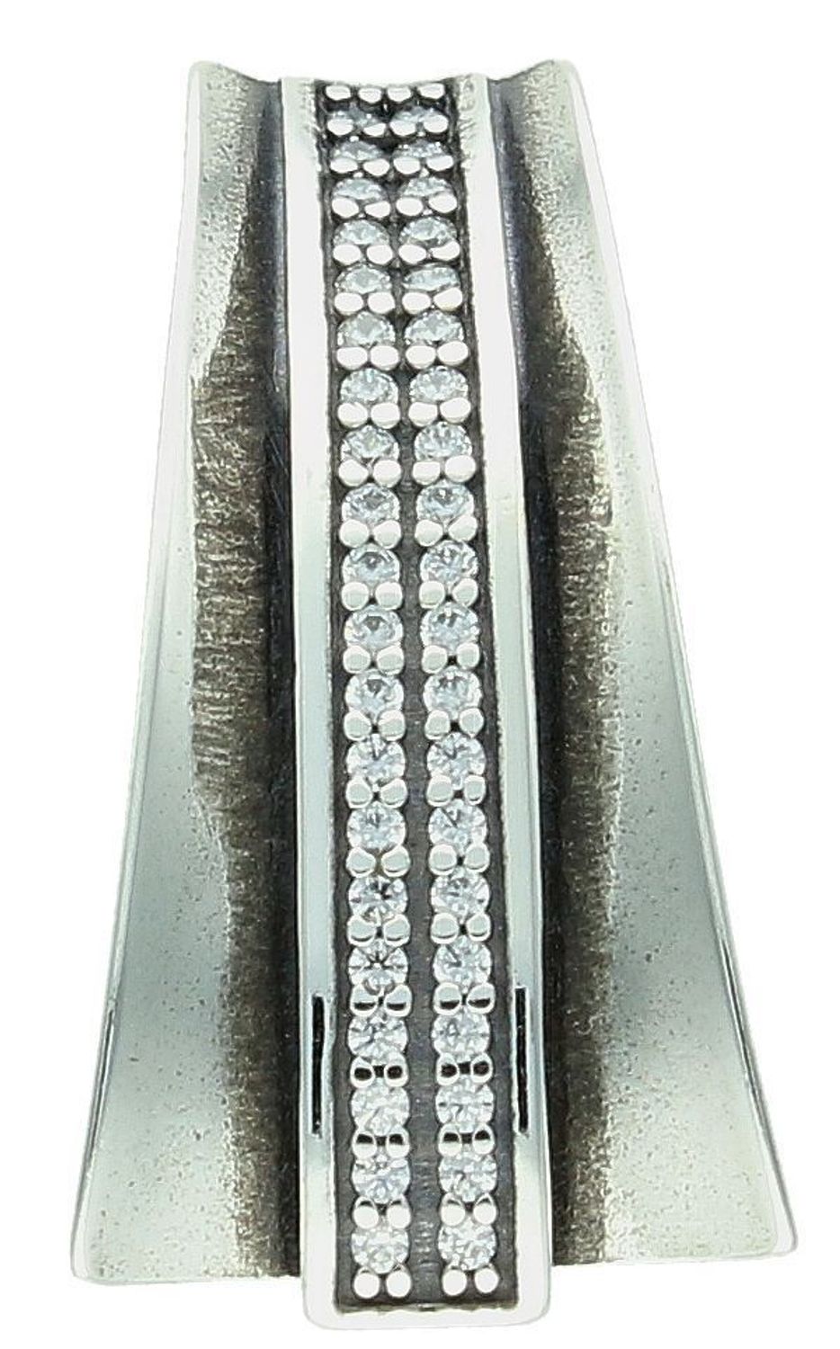 Zawieszka srebrna blaszka z cyrkoniami pr 925, DIA-ZAW-12835-925.jpg