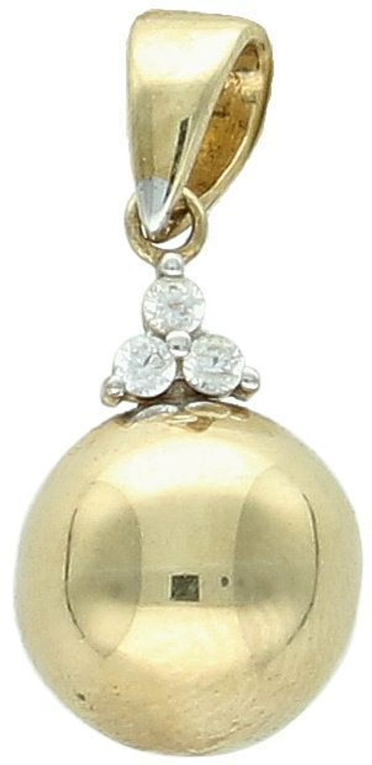 Zawieszka damska złota próba 333 kulka DIA-ZAW-12966-333 Zawieszka damska złota w kształcie kulki to subtelna i elegancka biżuteria, która zachwyca delikatnym blaskiem i klasyczną formą1.jpg