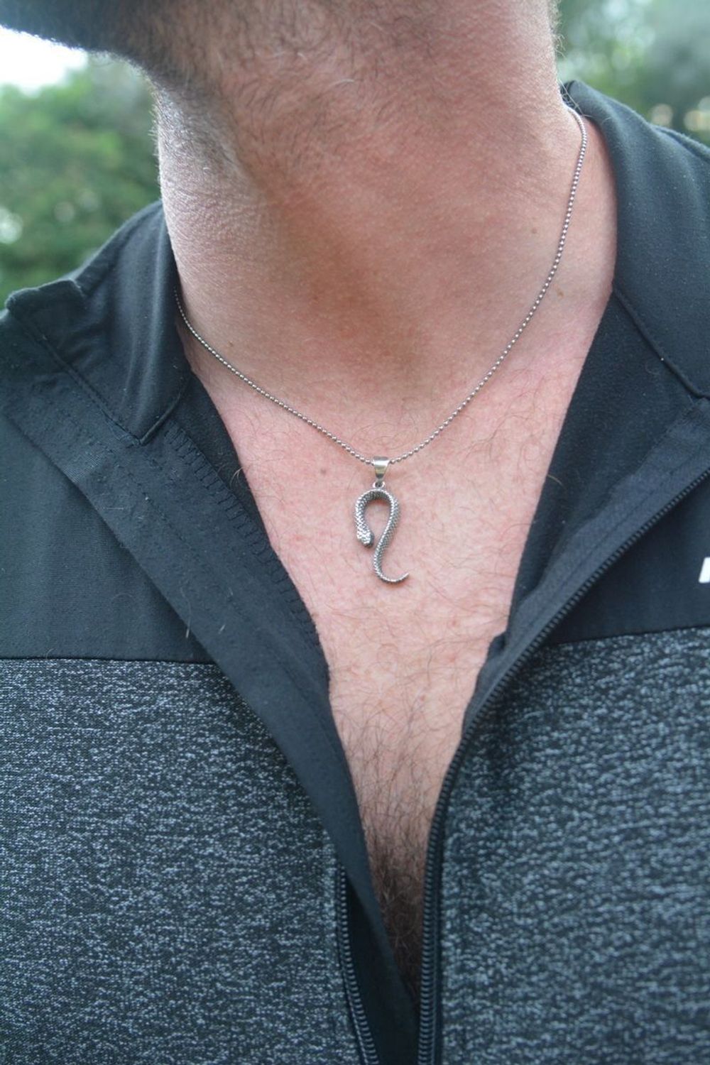 Srebrna zawieszka wąż oksydowany DIA-ZAW-13021-925  Męska biżuteria srebro 925.jpg