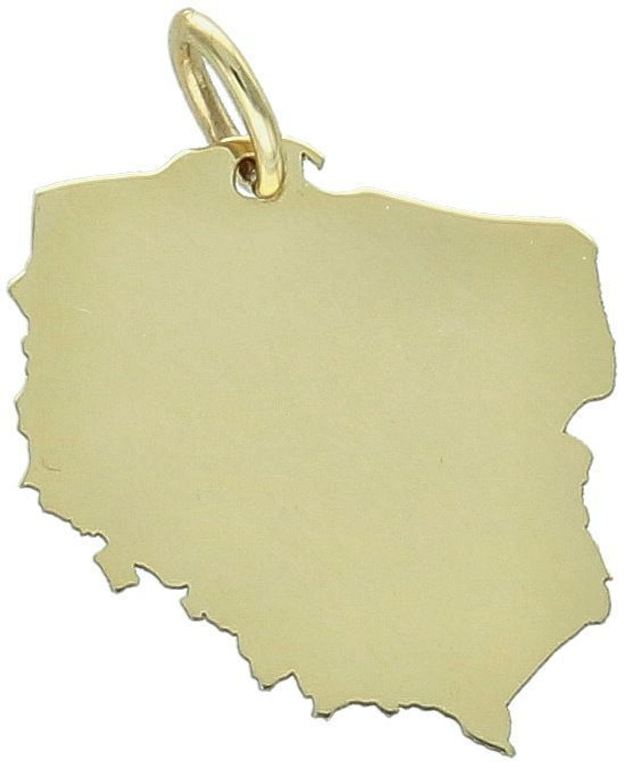 Złota Zawieszka Mapa Polski – Próba 585, 0,78 g – Biżuteria Patriotyczna.jpg