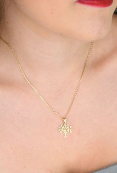 Złota zawieszka drzewko szczęścia z żółtego złota próby 585. Długość 2,2 cm, waga 0,99 g. Symbol pomyślności i harmonii – idealny prezent na każdą okazję (6).JPG