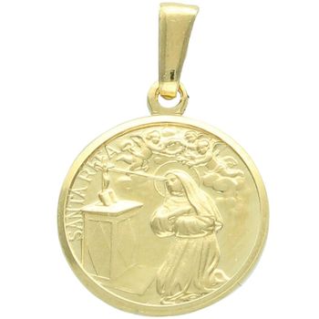 Złota zawieszka medalik Święta Rita  Złoto próby 585.jpg
