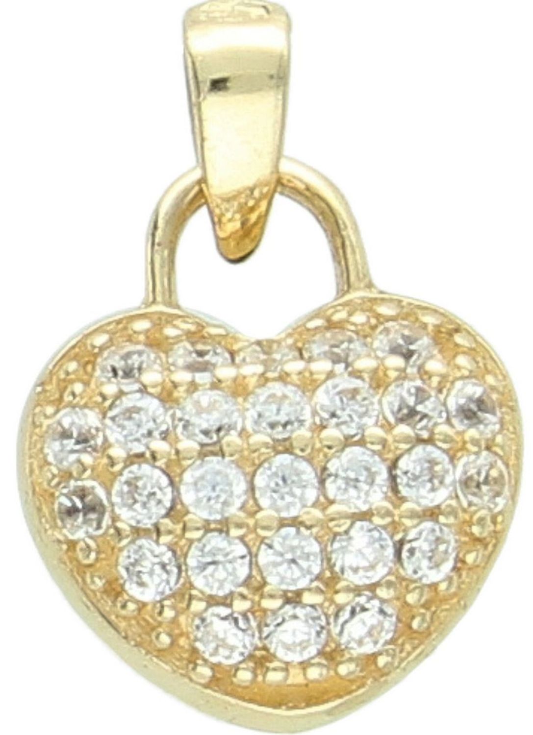 Zawieszka złota damska DIA-ZAW-13713-585 – serce zdobione czarnymi i białymi cyrkoniami. Wymiary 1,5 cm x 1,0 cm, waga 1,58 g. Subtelna i elegancka biżuteria idealna na prezent.2.jpg