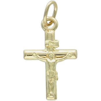 Zawieszka złota DIA-ZAW-13756-585 – mały krzyżyk z wizerunkiem Jezusa Au 585.jpg