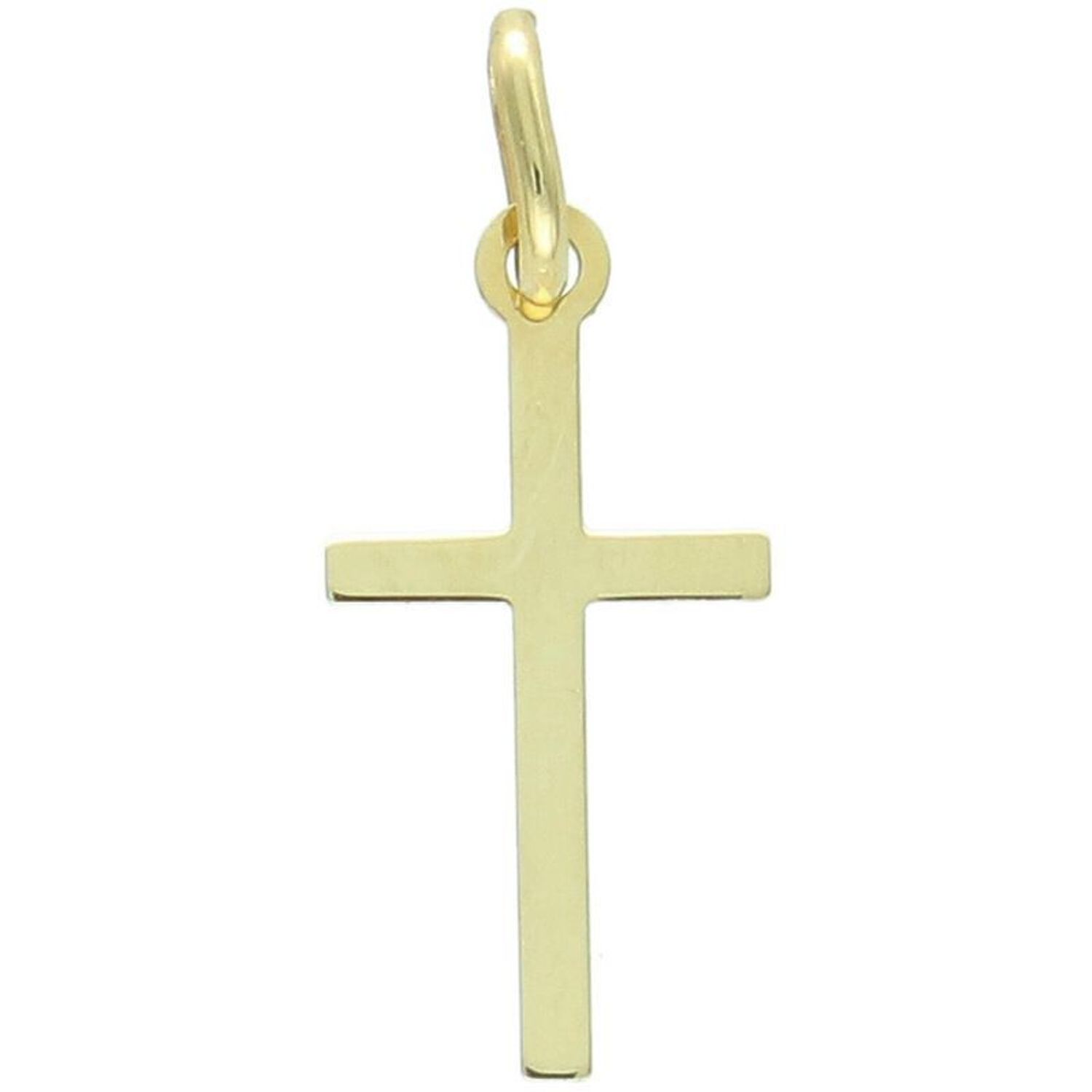 Zawieszka złota DIA-ZAW-13760-585 – gładki krzyżyk.jpg