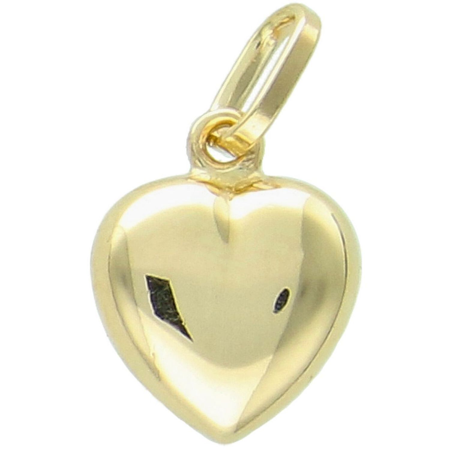 Zawieszka złota DIA-ZAW-13761-585 – wypukłe serduszko, gładka powierzchnia. Wymiary 1,7 cm x 0,9 cm, waga 0,94 g. Subtelny i elegancki dodatek idealny na prezent.1.jpg