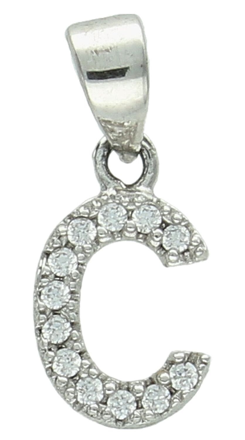 Srebrna damska zawieszka literka C próba 925 DIA-ZAW-13835-925, zdobiona cyrkoniami. Lekka 0,65 g, długość z oczkiem 1,7 cm, szerokość 7 mm. Subtelna, elegancka i idealna na prezent.1.jpg