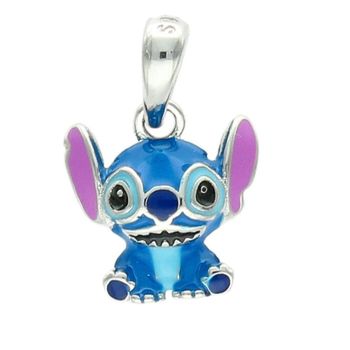 Kolczyki dziecięce srebrne Stich emalia 925 – DIA-KLC-13872--925  Biżuteria dla dziewczynek ....jpg