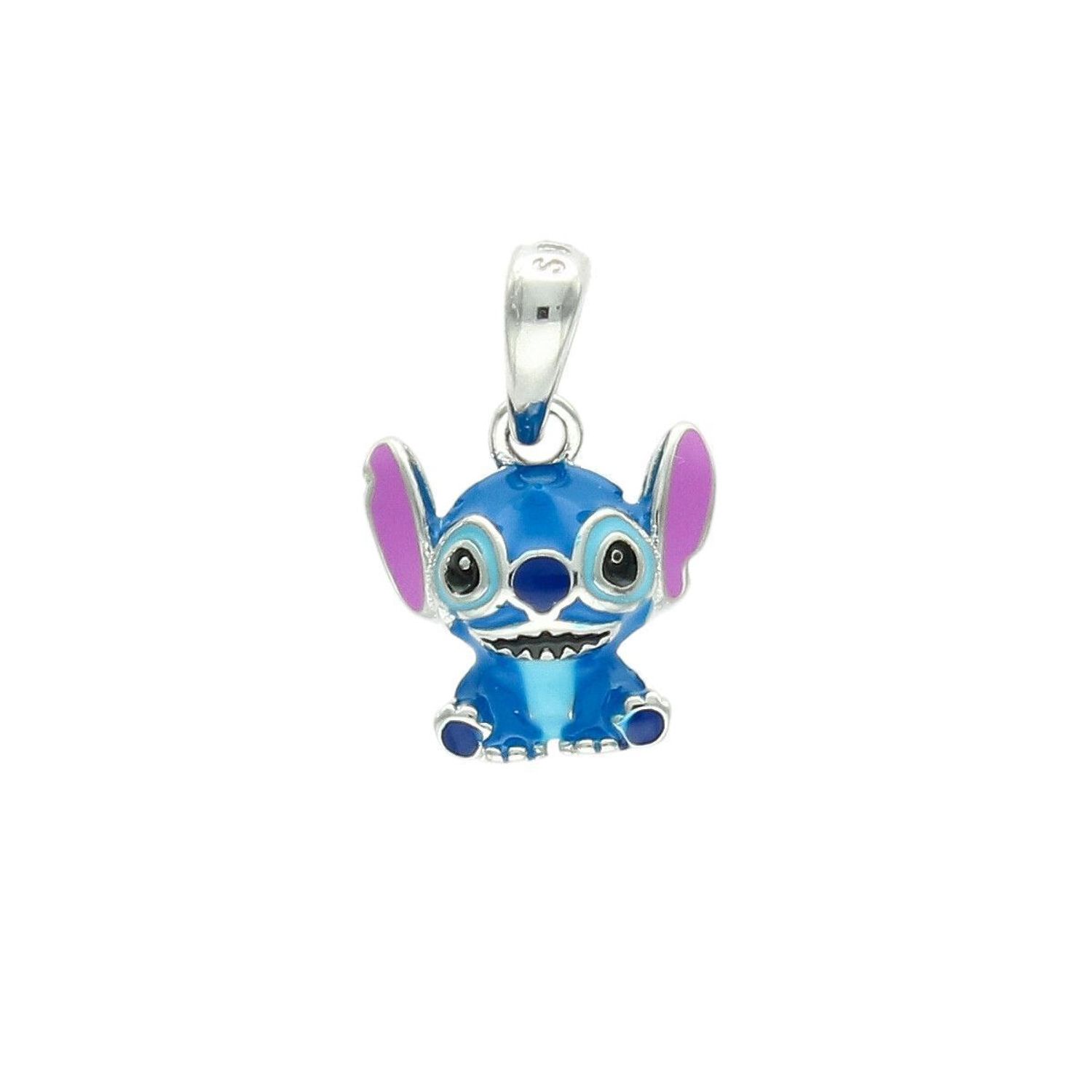 Zawieszka srebrna Stitch emalia 925 – DIA-ZAW-13872--925  Biżuteria dziecięca, stitch zawieszka.png