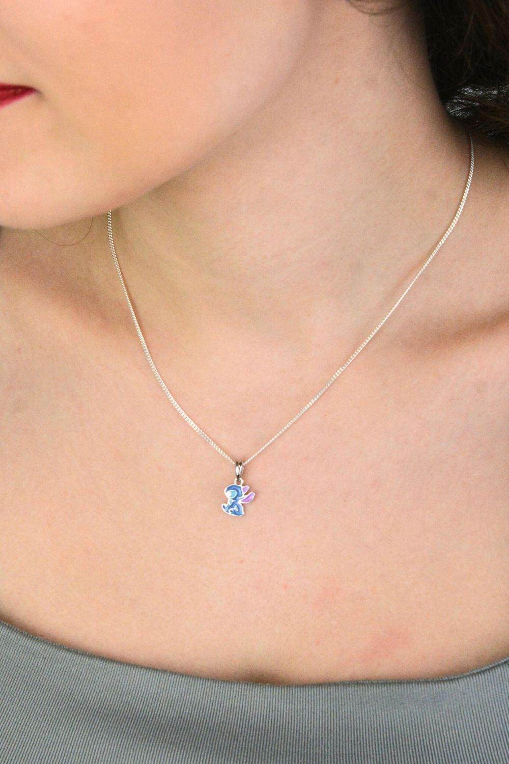 Zawieszka dziecięca srebrna 925 z emalią DIA-ZAW-13873 – delikatna biżuteria dla dziewczynki ZAW.jpg