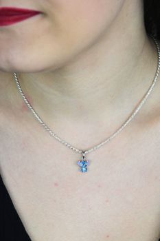 zawieszka dziecięca srebrna, zawieszka Stitch, biżuteria dla dziewczynek, srebro 925 (4).jpg