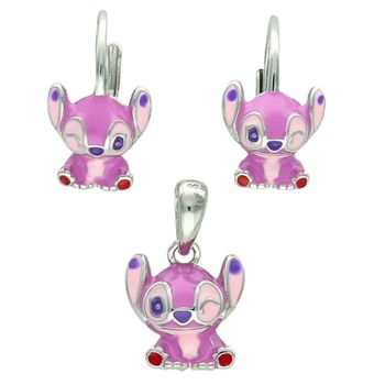 Zawieszka srebrna Lilo i Stich DIA-ZAW-13876-925 – Ag 925, emaliowana komplet.jpg