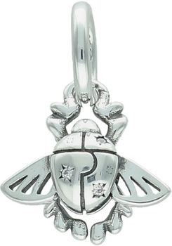 Zawieszka srebrna próby 925 w kształcie pszczółki, zdobiona trzema cyrkoniami. Model DIA-ZAW-13899-925, długość z oczkiem 2,0 cm, szerokość 1,3 cm, waga 1,55 g. Uroczy i elegancki dodatek 1.jpg