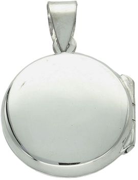 Zawieszka damska srebrna DIA-ZAW-13911-925 wykonana ze srebra próby 925. Okrągła, gładka forma w kształcie puzderka – długość 3 cm, szerokość 2 cm, waga 4,8 g. Klasyczna elegancja i 1.jpg