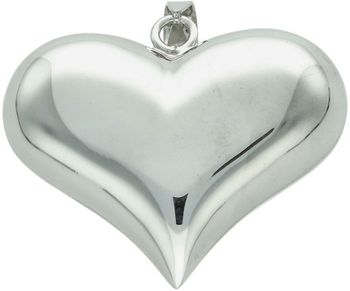 Zawieszka srebrna próby 925 w kształcie dużego, wypukłego serca. Model DIA-ZAW-13912-925, długość z oczkiem 4,0 cm, szerokość 4,5 cm, waga 13,60 g. Elegancki i efektowny dodatek do łańcuszka2.jpg