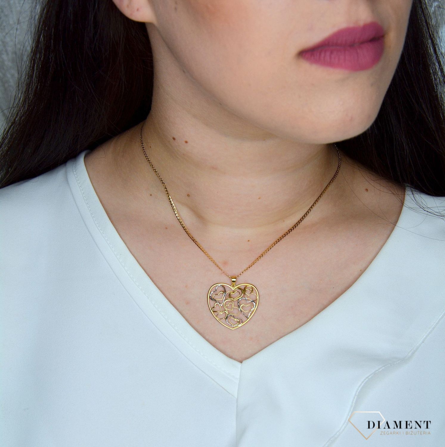 Złota zawieszka 333 ażurowe serca DIA-ZAW-1394-333.jpg