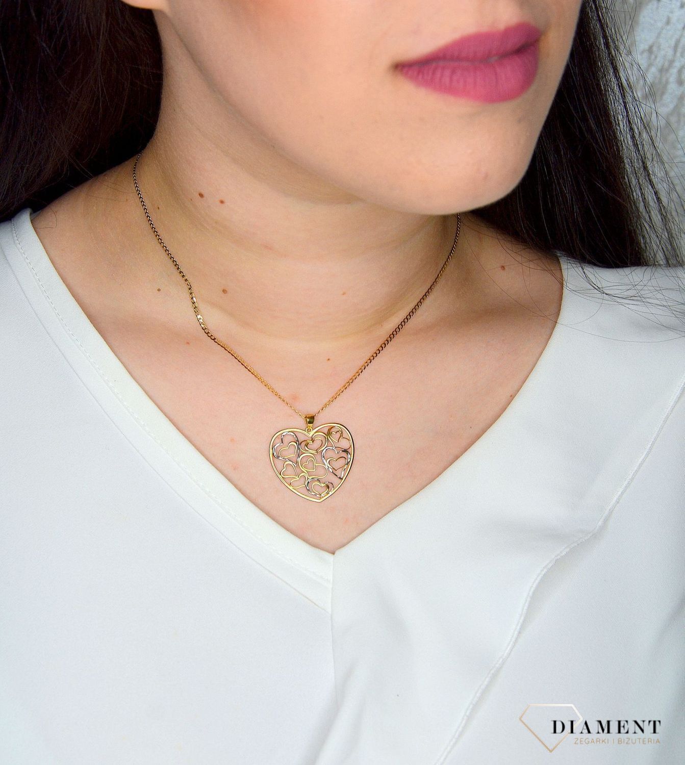 Złota zawieszka 333 ażurowe serca DIA-ZAW-1394-333.jpg