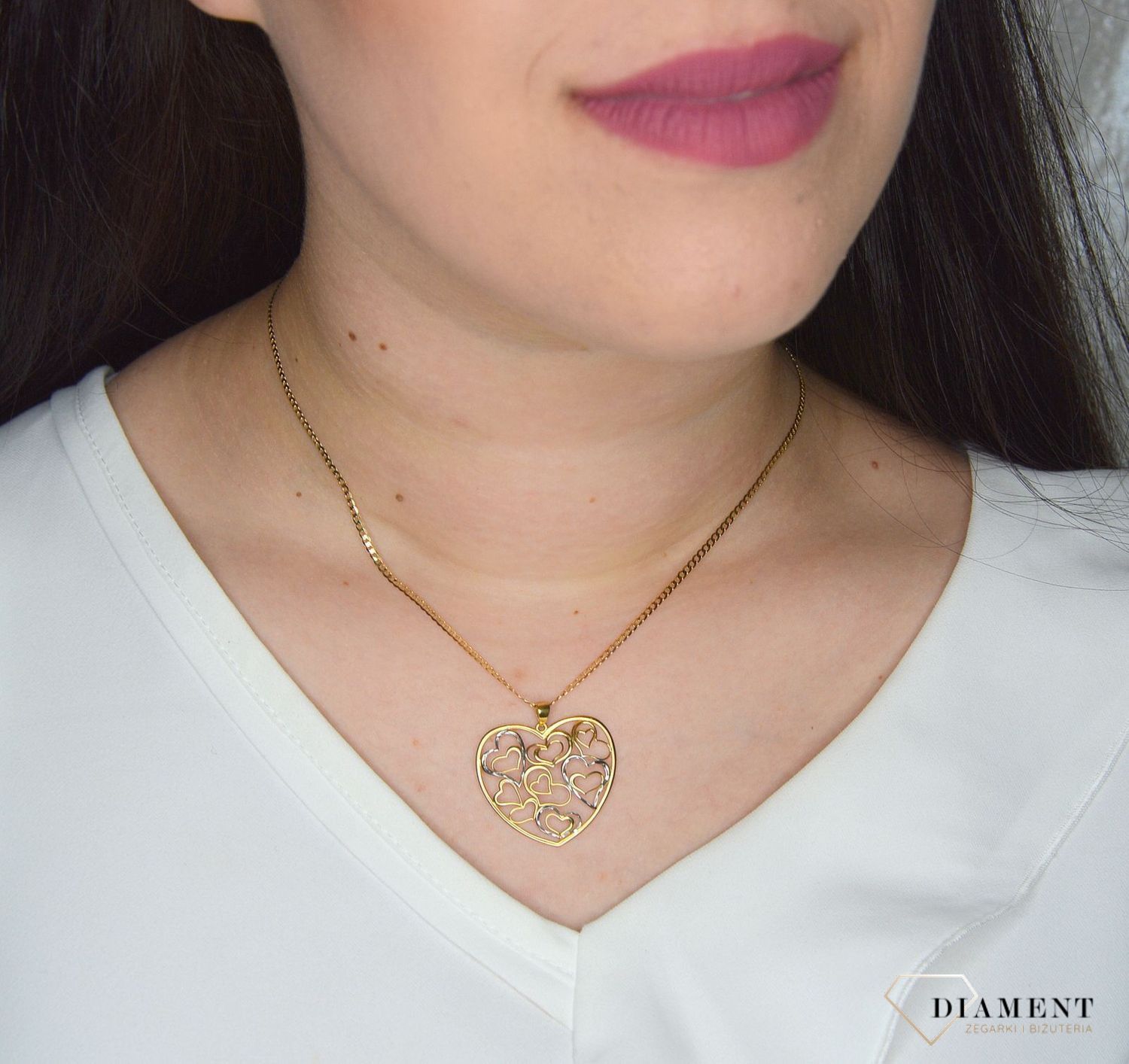 Złota zawieszka 333 ażurowe serca DIA-ZAW-1394-333.jpg