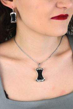 Zawieszka srebrna 925 z onyksami – prostokąt  DIA-ZAW-13997-925  Elegancka biżuteria damska (4).jpg