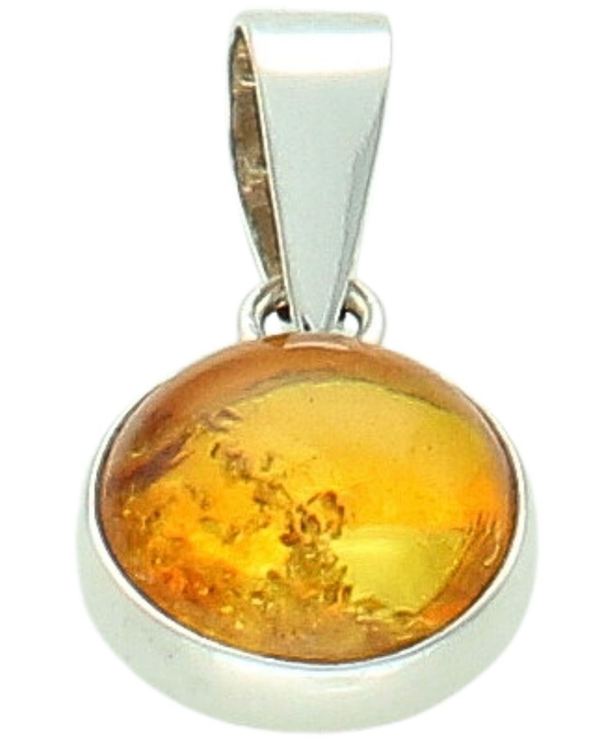 Zawieszka srebrna 925 z okrągłym bursztynem bałtyckim.jpg