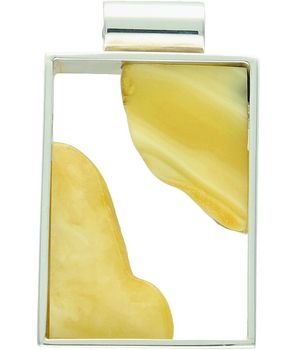 Zawieszka Srebrna 925 z Mlecznym Bursztynem.jpg