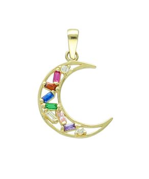 Złota zawieszka księżyc z kolorowymi cyrkoniami 375 – elegancki blask i wyjątkowy styl.jpg