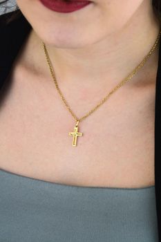 Złota zawieszka podkowa 375 – amulet szczęścia, elegancki prezent (5).jpg