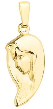 Złoty medalik z wizerunkiem Matki Boskiej 585 – zawieszka 18 mmdf.jpg