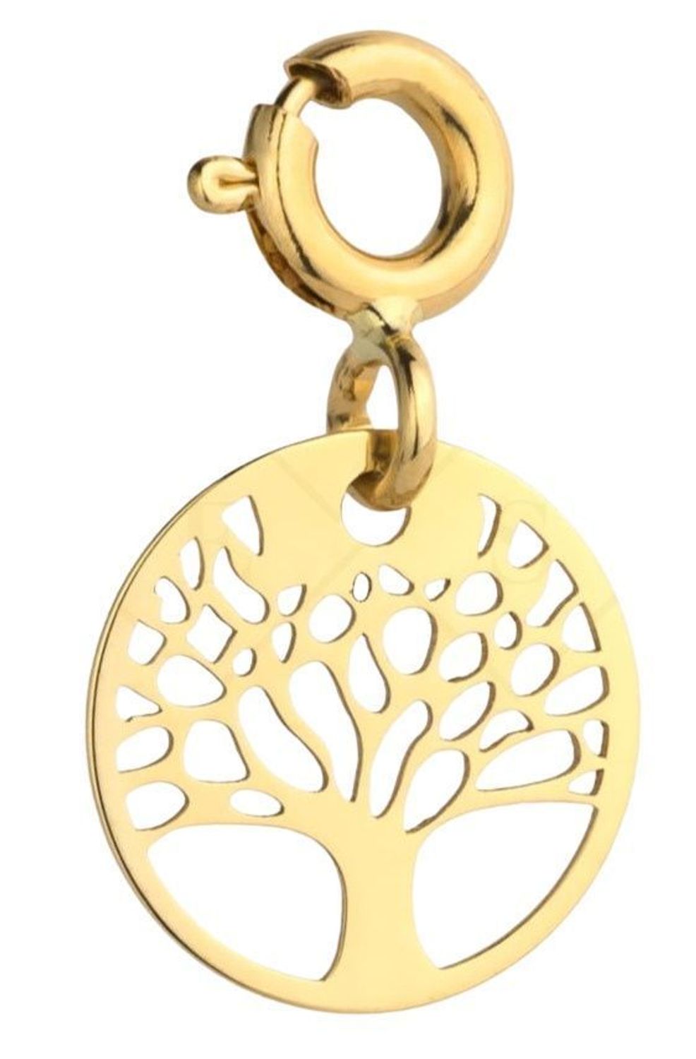 Złota zawieszkacharms Drzewko Szczęścia w kółku 585 – 0,30 g.jpg