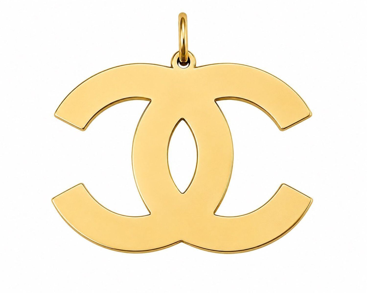 Złota zawieszka Chanel 585 duża 4,1 cm OUTLET DIA-ZAW-12941-585.jpg