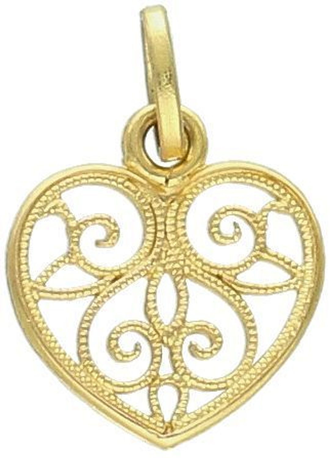 Złota zawieszka ażurowe serce próba 333, DIA-ZAW-1528-333. Złota zawieszka w kształcie ażurowego serca to elegancki i subtelny dodatek, który zachwyca swoim misternym wykonaniem. Idealna na 1.jpg