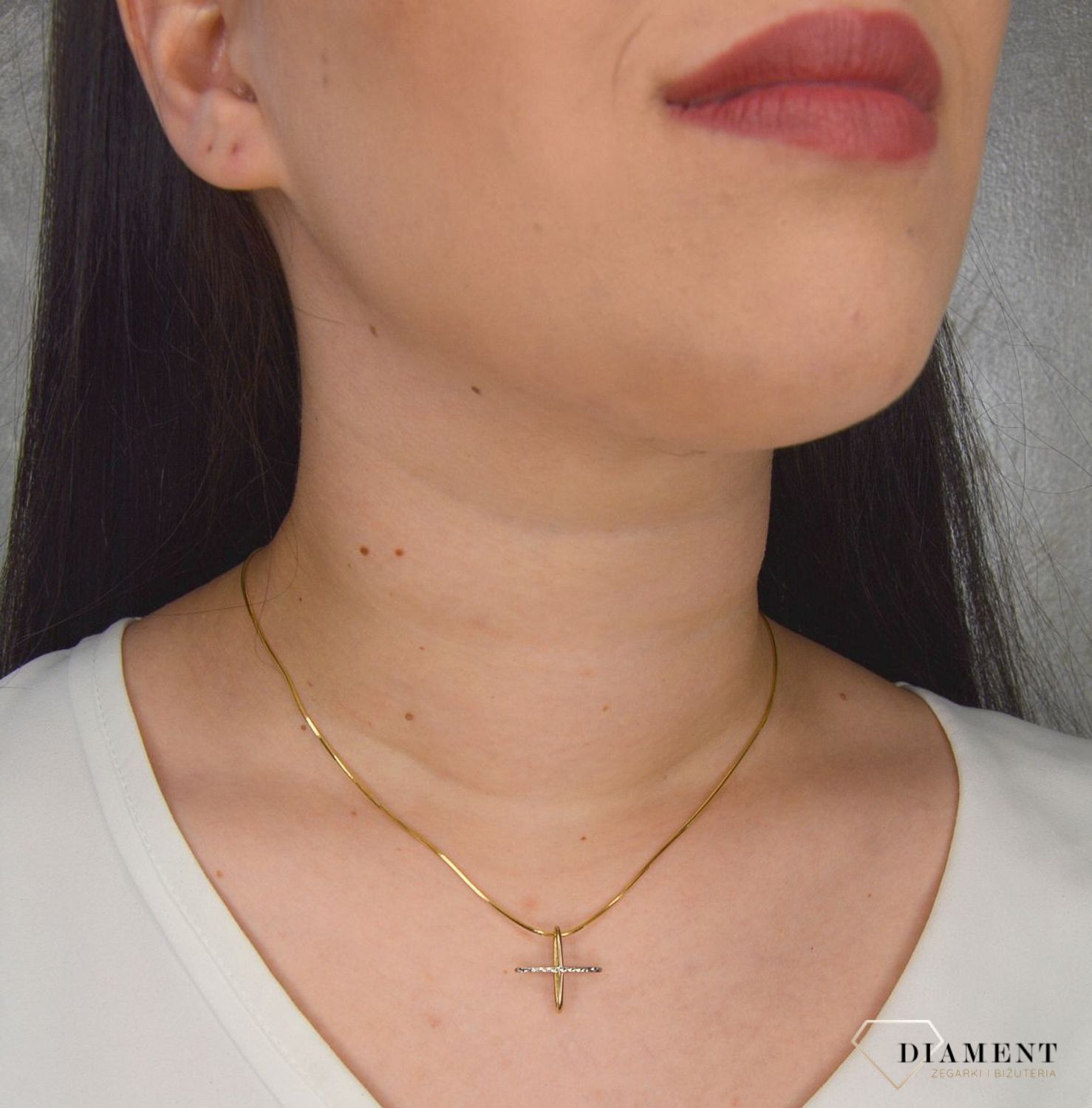 Złota zawieszka 333 znak X DIA-ZAW-1576-333.jpg